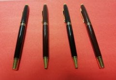 Dolma Kalem + Tükenmez Kalem Siyah - Bordo