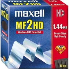 Maxell MF2HD 1.44 MB Micro Floppy Disk Windows/DOS Formatted
