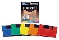 Maxell Mini-Floppy Disk MD2-HD Super RD Color