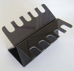 Mimaks Stamp Holder Metal Damga Tutucu 10 Bölmeli Kahverengi