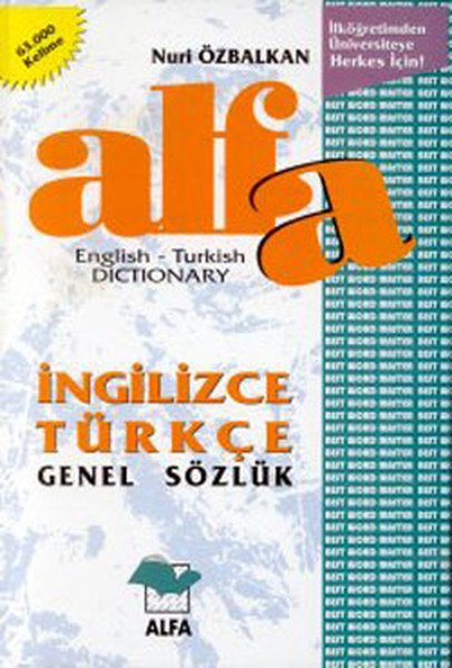 İngilizce  Türkçe Genel Sözlük Alfa Ciltli