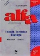 Alfa Technical Dictionary Teknik Terimler Sözlüğü Türkçe-İngilizce 150.000 Kelime Ciltli