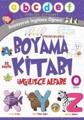 Alfabe - Etkinliklerle Boyama Kitabı İngilizce