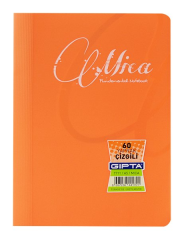 Gıpta Mica Tel Dikişli Plastik Kapak A5 60 Yaprak Çizgili Defter