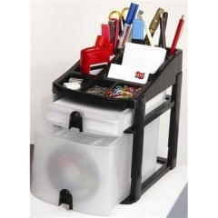 Ops 7100 CD Çekmeceli Ofis Organizer A5 Siyah