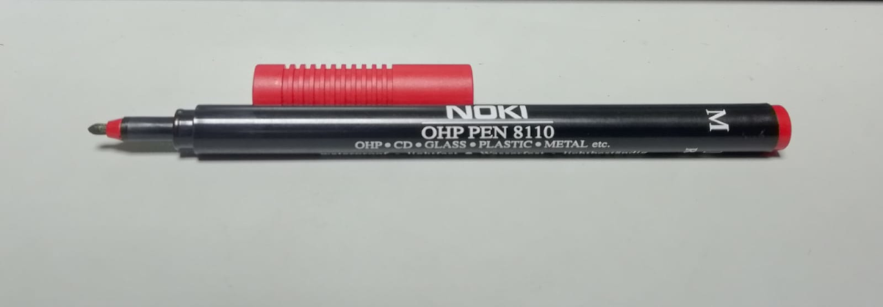 Noki Ohp Pen 8110 Asetat Kalemi Kırmızı - M