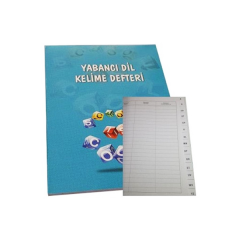 Gürpaş Yabancı Dil Kelime Defteri 4 Yapraklı 14x20cm