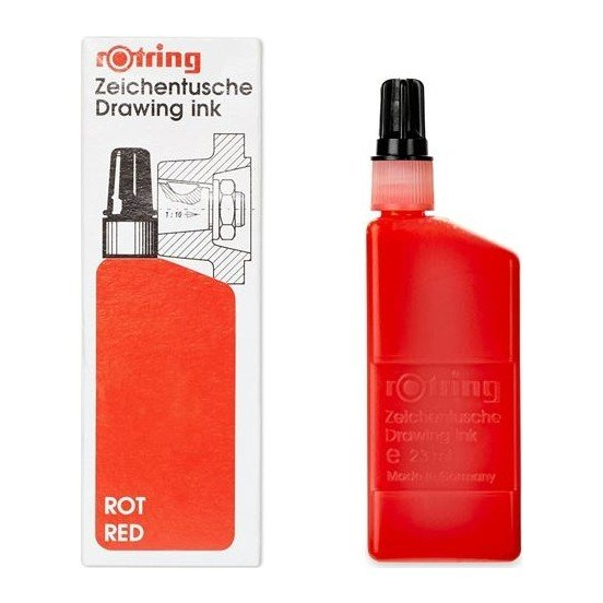 Rotring Rapido Mürekkebi 23 Ml Kırmızı