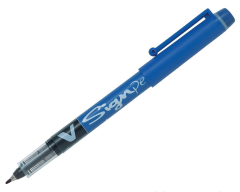Pilot V Signpen Fiber Uçlu İmza Kalemi 2.0 mm Mavi