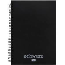 Keskin Color Schwarz Spiralli Plastik Kapak A4 60 Yaprak Siyah Defter