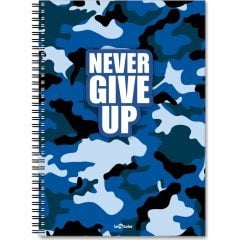 Le Color Spiralli Karton Kapak A5 120 Yaprak Kareli Defter