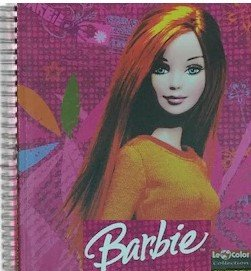 Le Color Barbie A4 80 Yaprak Çizgili Karton Kapak Spiralli Defter