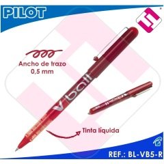 Pilot V-Ball Roller Kalem 0.5 mm Kırmızı