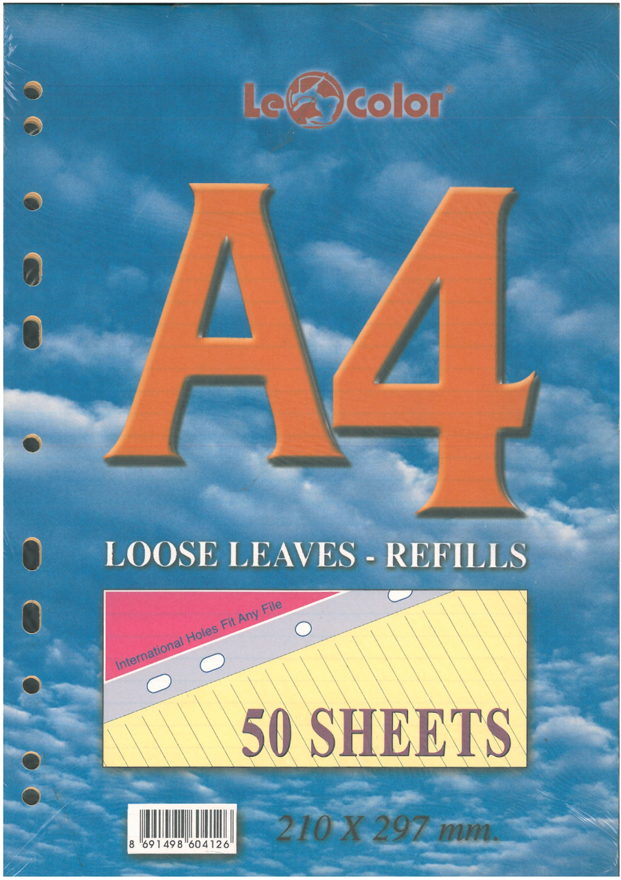 Le Color Kolej Yedeği A4 Çizgili