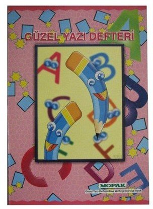 Mopak Tel Dikişli Karton Kapak A4 50 Yaprak Kılavuz Çizgili Güzel Yazı Defteri