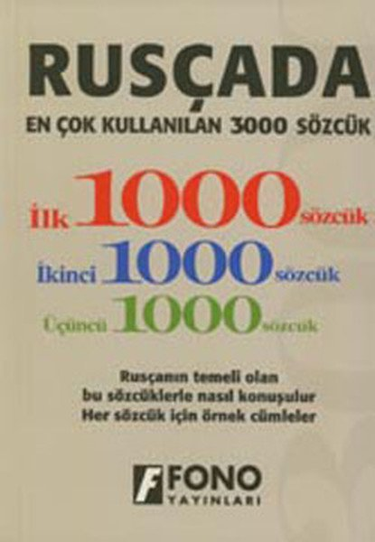 Fono Rusçada En Çok Kullanılan 3000 Sözcük