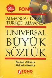 Fono Almanca Üniversal Büyük Sözlük Almanca/Türkçe - Türkçe/Almanca CD'li