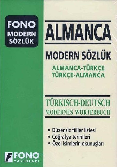 Fono Almanca Modern Sözlük   Almanca - Türkçe / Türkçe - Almanca
