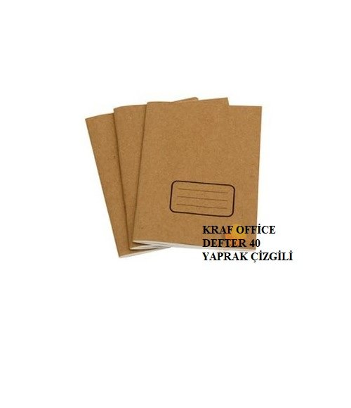 Umur Kraft Defter A4 Çizgili 40 Yaprak 3'lü