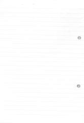 Umur Kolej Yedeği A5 Çizgili Beyaz