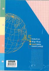 Umur Kolej Yedeği A5 Kareli