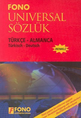 Fono Türkçe - Almanca Universal Sözlük Renkli