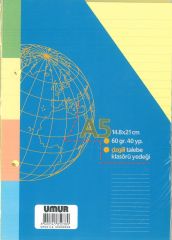 Umur Kolej Yedeği A5 Çizgili