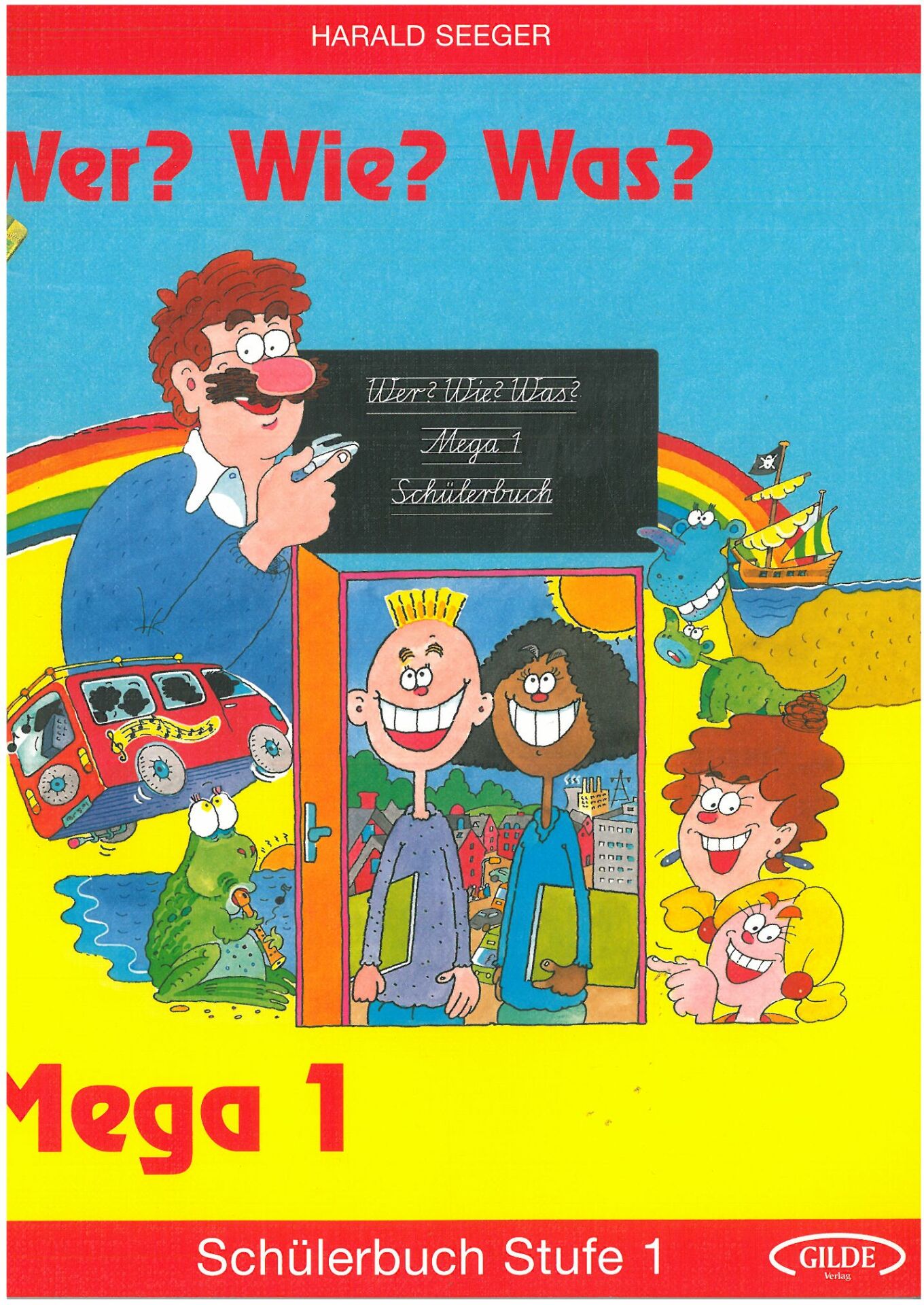 Wer? Wie? Was? Mega Level 1 - Schulerbuch + Schulerarbeitsheft 1 (2 Kitap Set)