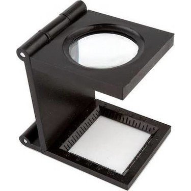 Cetvel Ölçülü Plastik Katlamalı Büyüteç FD-50 mm