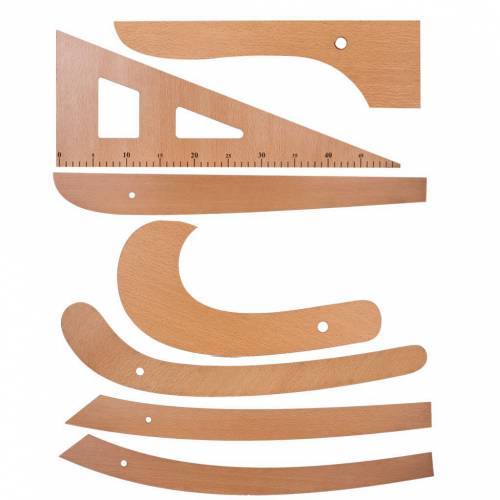 Ada Düz Riga Cetvel Ahşap