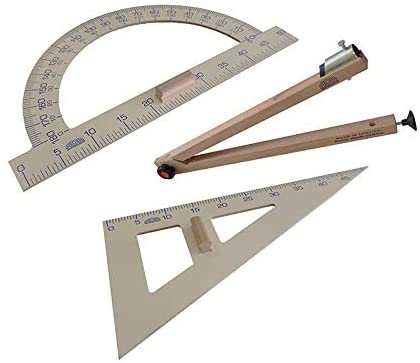 Ada Sınıf Çizim Takımı 3'lü Set Ahşap