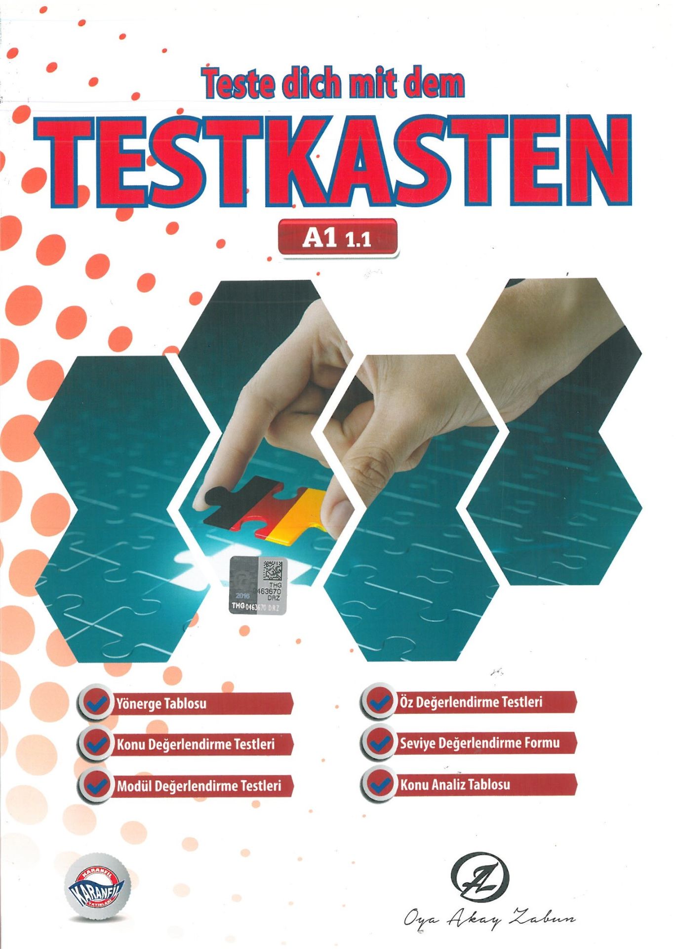 Teste dich mit dem Testkasten A1 1.1 (Almanca Soru Bankası)