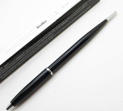 Scrikss 17 Tükenmez Kalem Silver Siyah Masa Üstü