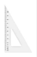 Ark İlk Orta Okul Öğrenci Gönyesi 12cm/60