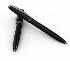 Scrikss 108 Prestige Tükenmez Kalem + Versatil Kalem Seti ( Mat Siyah Kristal Kutu )