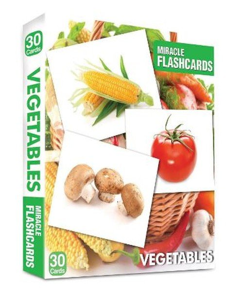 Miracle Flashcards Vegetables 30 Cards