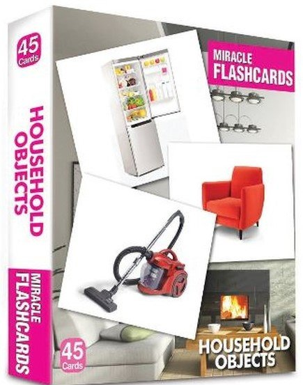 Miracle Flashcards Household Objects 45 Cards