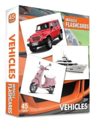 Miracle Flashcards Vehicles 45 Cards