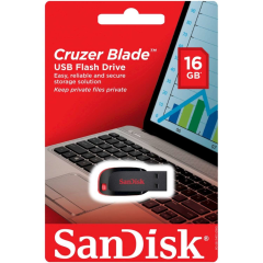 Sandisk 16Gb Usb Cruzer Blade SDCZ50 016G B35 USB Bellek
