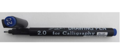 Snowman 700 Drawing Kaligrafi Kalemi 2.0 mm Mavi