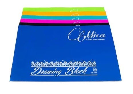 Gıpta Mica Tel Dikişli PP Kapak 32 Yaprak 25x35cm Resim Defteri