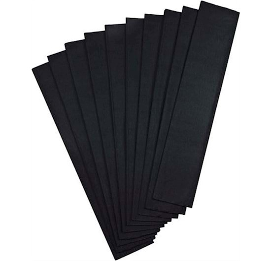 Gıpta Krapon Kağıdı 50x200 cm Siyah