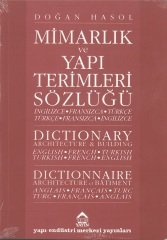 Mimarlık ve Yapı Terimleri Sözlüğü 3 Dilde İngilizce Fransızca Türkçe