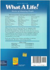 What A Life! Stories of Amazing People (Book 1, Beginning + Book 2 High Beginning) (2 Kitap Takım)