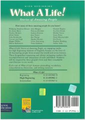 What A Life! Stories of Amazing People (Book 1, Beginning + Book 2 High Beginning) (2 Kitap Takım)