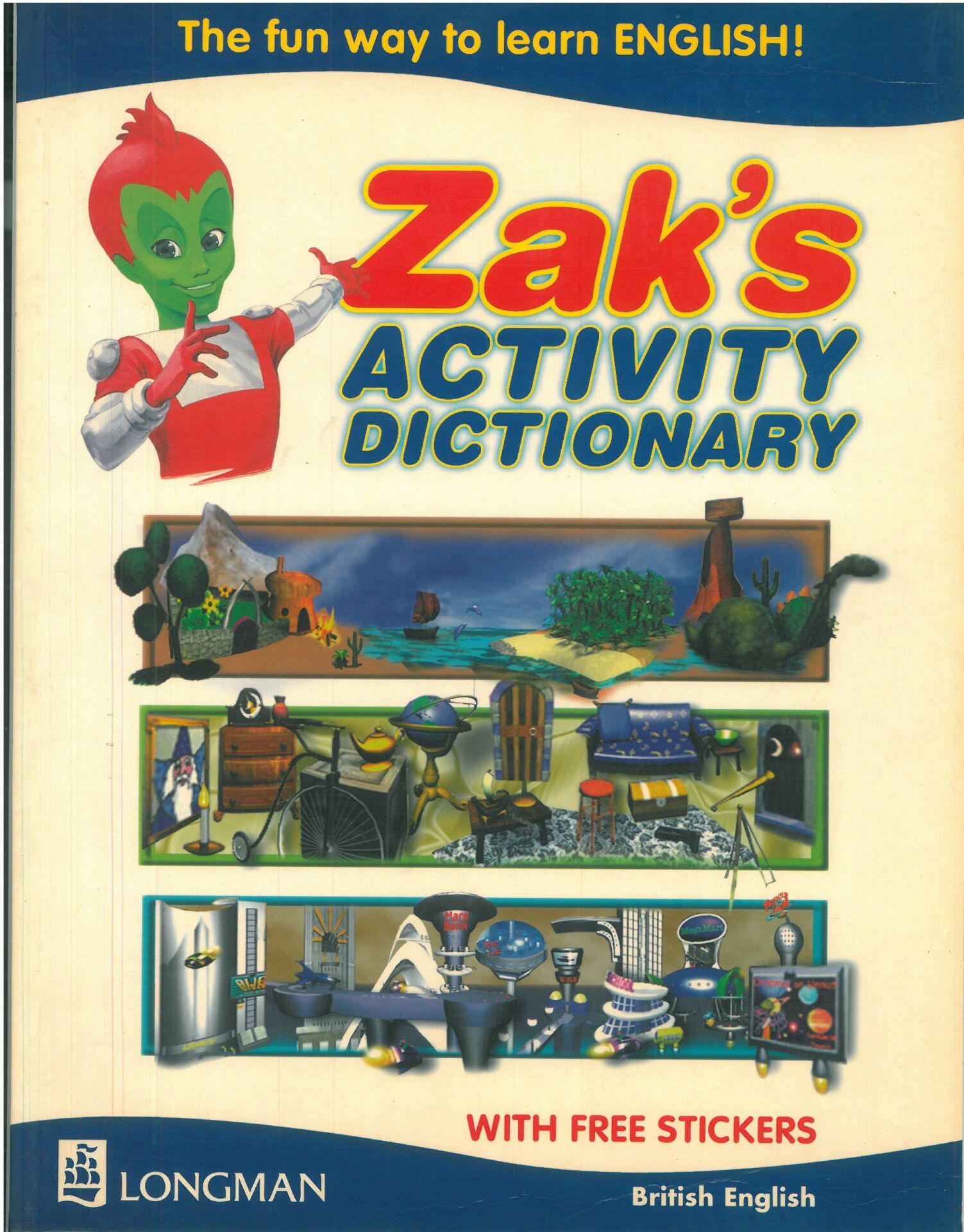 Zak's Activity Dictionary British English Edition (Çocuklar İçin Resimli Sözlük)