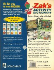 Zak's Activity Dictionary British English Edition (Çocuklar İçin Resimli Sözlük)