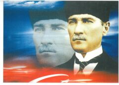 Atatürk Fotoğraflı Kartpostal