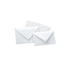 Davetiye Zarfı 90x140 mm 90 Gr Beyaz 50'li