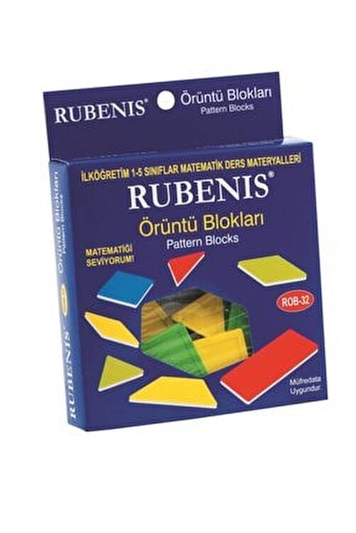 Rubenis Örüntü Blokları ( İlk Öğretim 1-5 Sınıflar Matematik Ders Materyalleri )